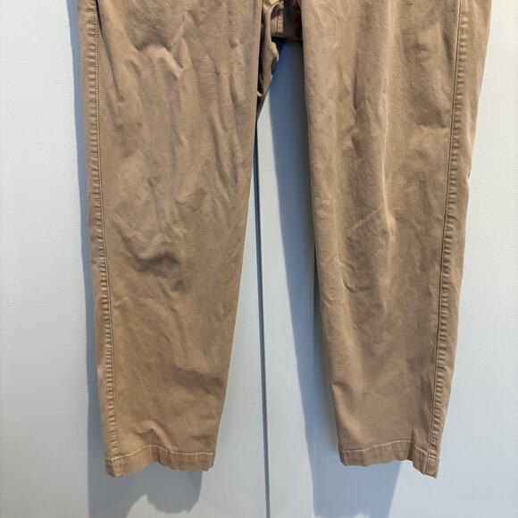 Gap Pants Mens 36x30 Khaki Straight Iconic Stretch Chino Classic Casual Spring - Picture 5 of 14